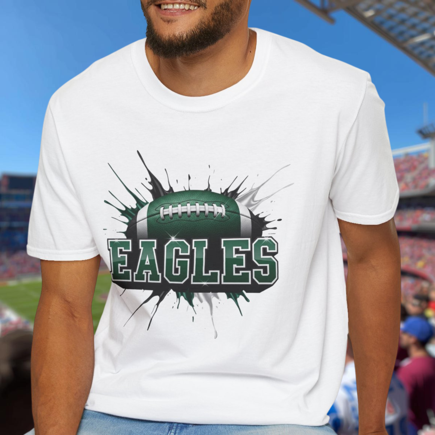 Philadelphia Football Unisex T-Shirt, Philadelphia Team Tee, Football Gift for Philadelphia Fans, Game Day Shirt, Sports Fan Football