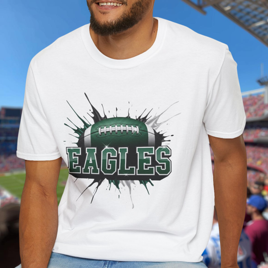 Philadelphia Football Unisex T-Shirt, Philadelphia Team Tee, Football Gift for Philadelphia Fans, Game Day Shirt, Sports Fan Football