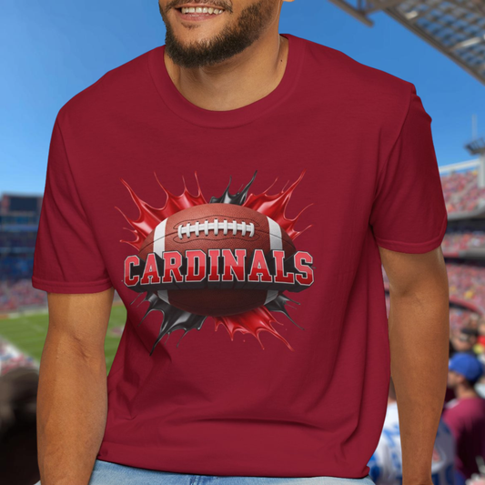 Arizona Football Unisex T-Shirt, Arizona Team Tee, Football Gift for Arizona Fans, Game Day Shirt, Sports Fan Football Apparel
