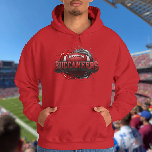 Tampa Bay Football Hoodie, Tampa Bay Team Hoodie, Football Gift for Tampa Bay Fans, Game Day Sports Fan Football Apparel Gift