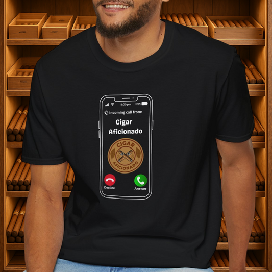 Cigar Aficionado Calling T-Shirt, BBQ Pool Party Shirt, Relaxation Leisure, Cigar lover Gift, Whiskey lover, Cigar Smoker, Cigar Aficionado