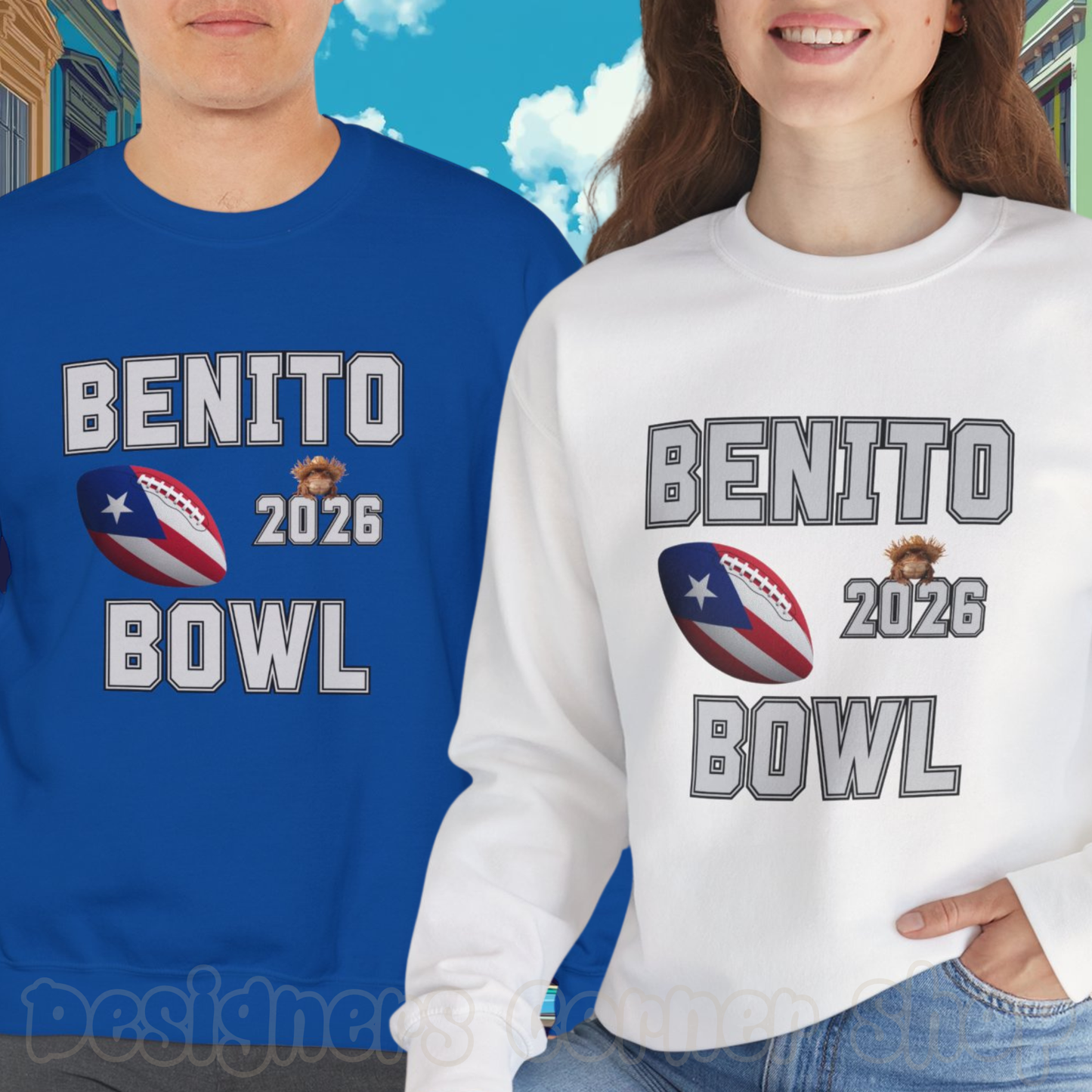 Benito Bowl Halftime 2026 Sweatshirt, Benito Bowl Shirt, Football Fan Gift, Puerto Rico Heritage Sweatshirt, Boriqua Pride Gift