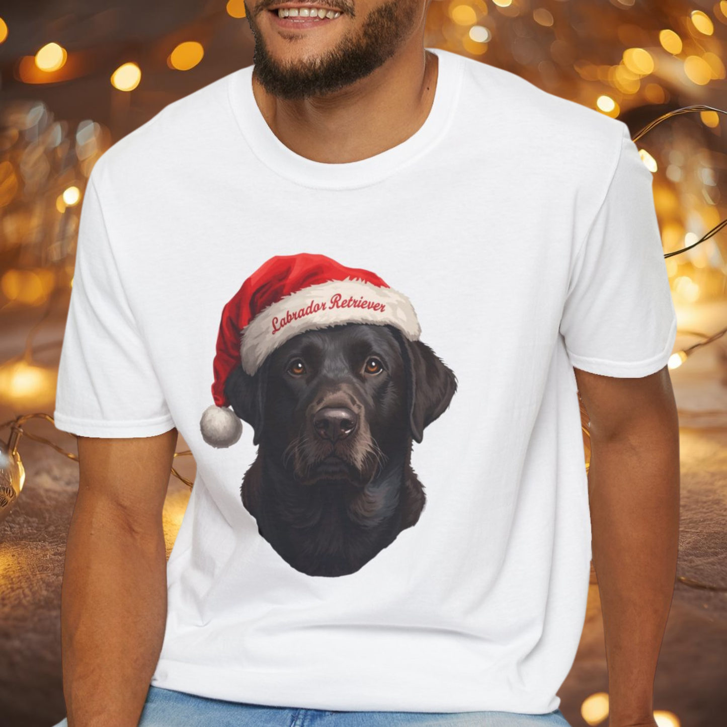 Labrador Retriever Dog Portrait Shirt – Black Lab Dog Lover Gift, Cute Dog Mom Tee, Dog Dad Shirt, Pet Breed Apparel