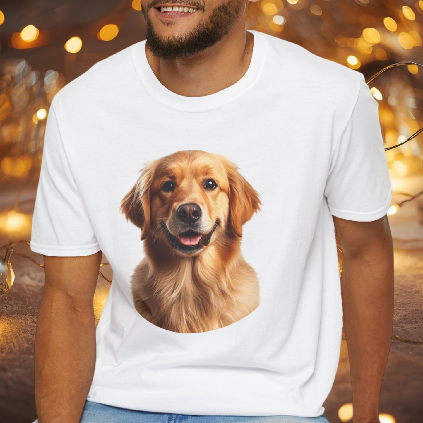 Golden Retriever Dog Portrait Shirt – Lab Dog Lover Gift, Cute Dog Mom Tee, Dog Dad Shirt, Pet Breed Apparel