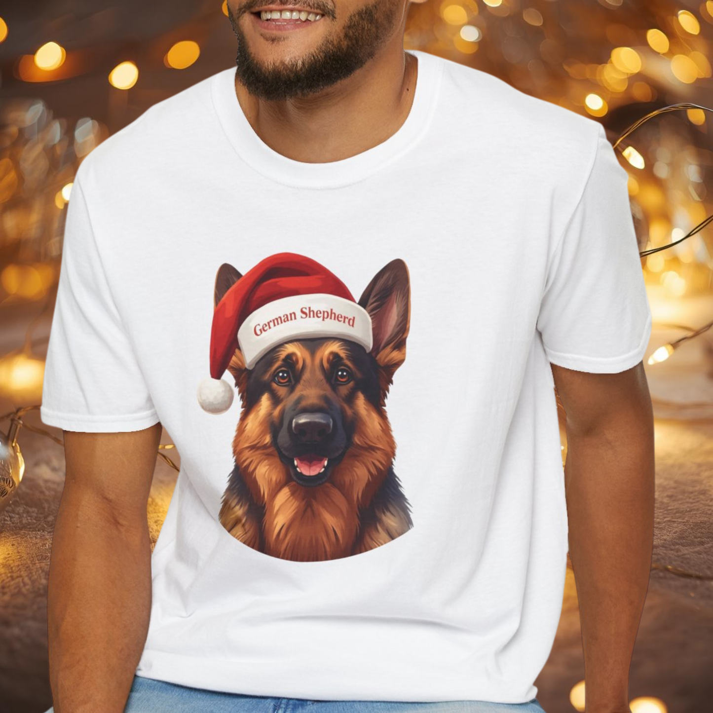 German Shepherd Dog Portrait Shirt – German Shepherd Dog Lover Gift, Cute Dog Mom Tee, Dog Dad Shirt, Pet Breed Apparel