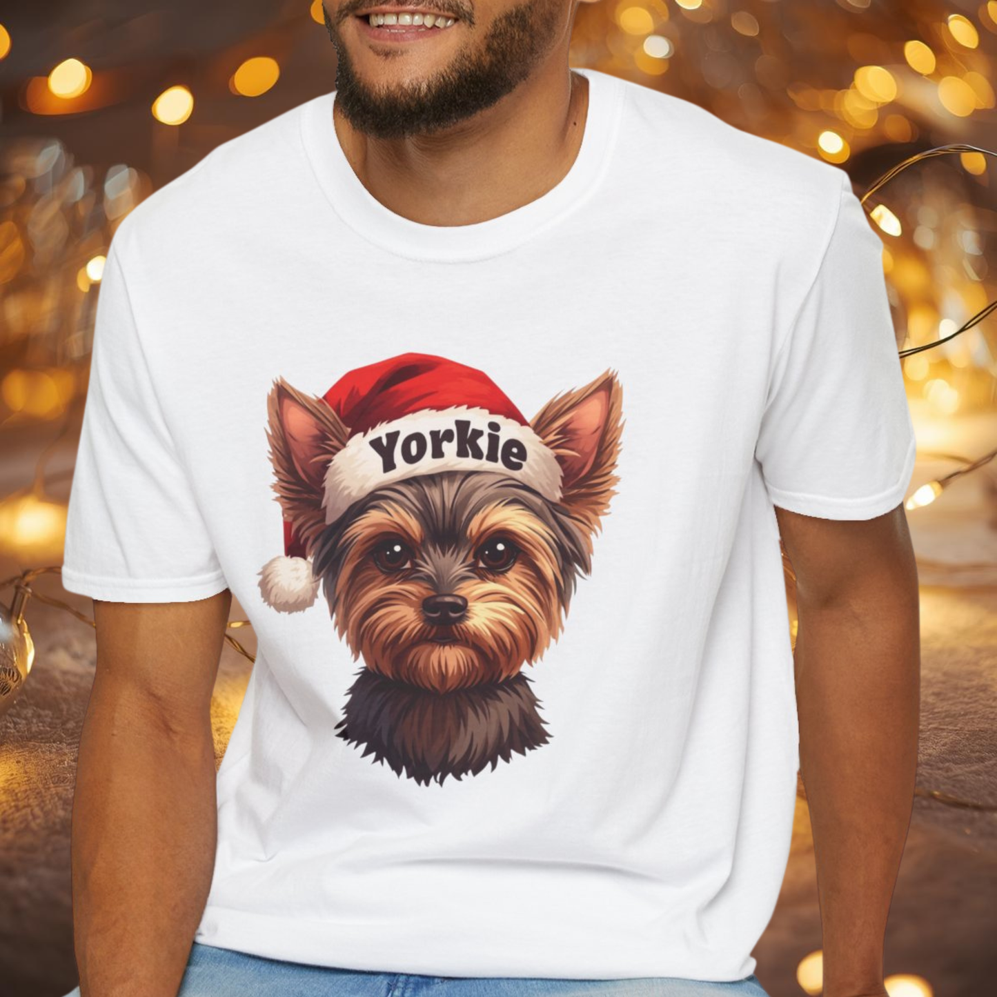 Yorkshire Terrier Dog Portrait Shirt – Yorkie Dog Lover Gift, Cute Dog Mom Tee, Dog Dad Shirt, Pet Breed Apparel