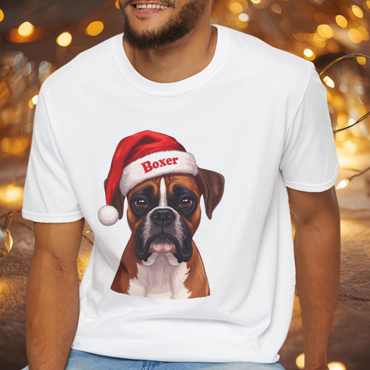 Boxer Dog Portrait Shirt – Boxer Dog Lover Gift, Cute Dog Mom Tee, Dog Dad Shirt, Pet Breed Apparel