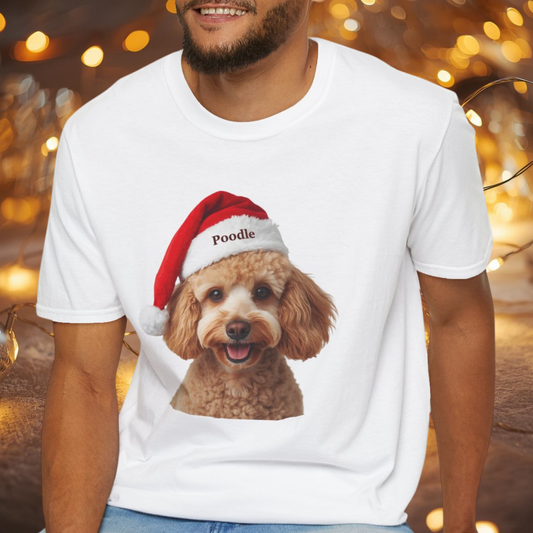 Poodle Dog Portrait Shirt – Poodle Dog Lover Gift, Cute Dog Mom Tee, Dog Dad Shirt, Pet Breed Apparel