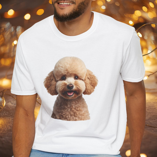 Poodle Dog Portrait Shirt – Poodle Dog Lover Gift, Cute Dog Mom Tee, Dog Dad Shirt, Pet Breed Apparel