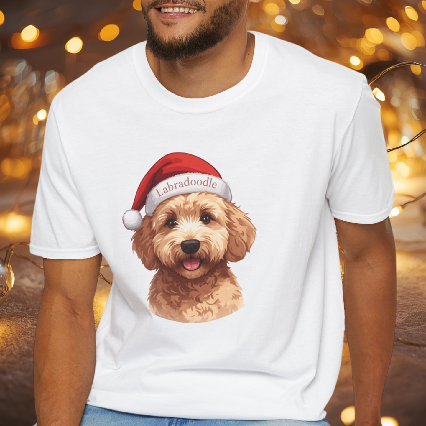 Labradoodle Dog Portrait Shirt – Labradoodle Dog Lover Gift, Cute Dog Mom Tee, Dog Dad Shirt, Pet Breed Apparel