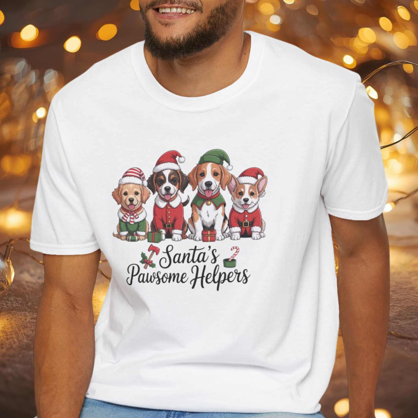 Tiered Tray Christmas Mug T-Shirt – Cozy Holiday Coffee Bar Tee with Fa La La Believe Winter Wonderland Design