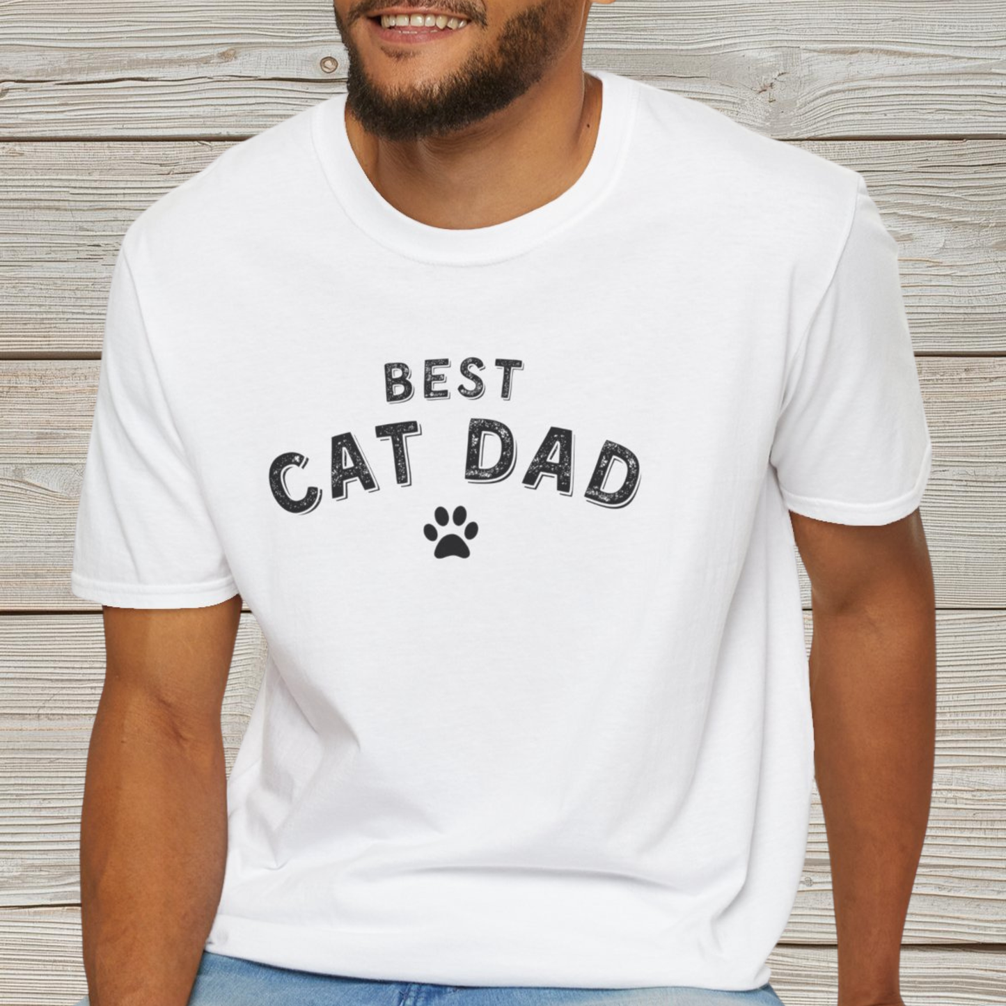 Best Cat Dad T-Shirt – Funny Cat Lover Shirt for Men, Cat Dad Gift Tee, Pet Owner Graphic Shirt