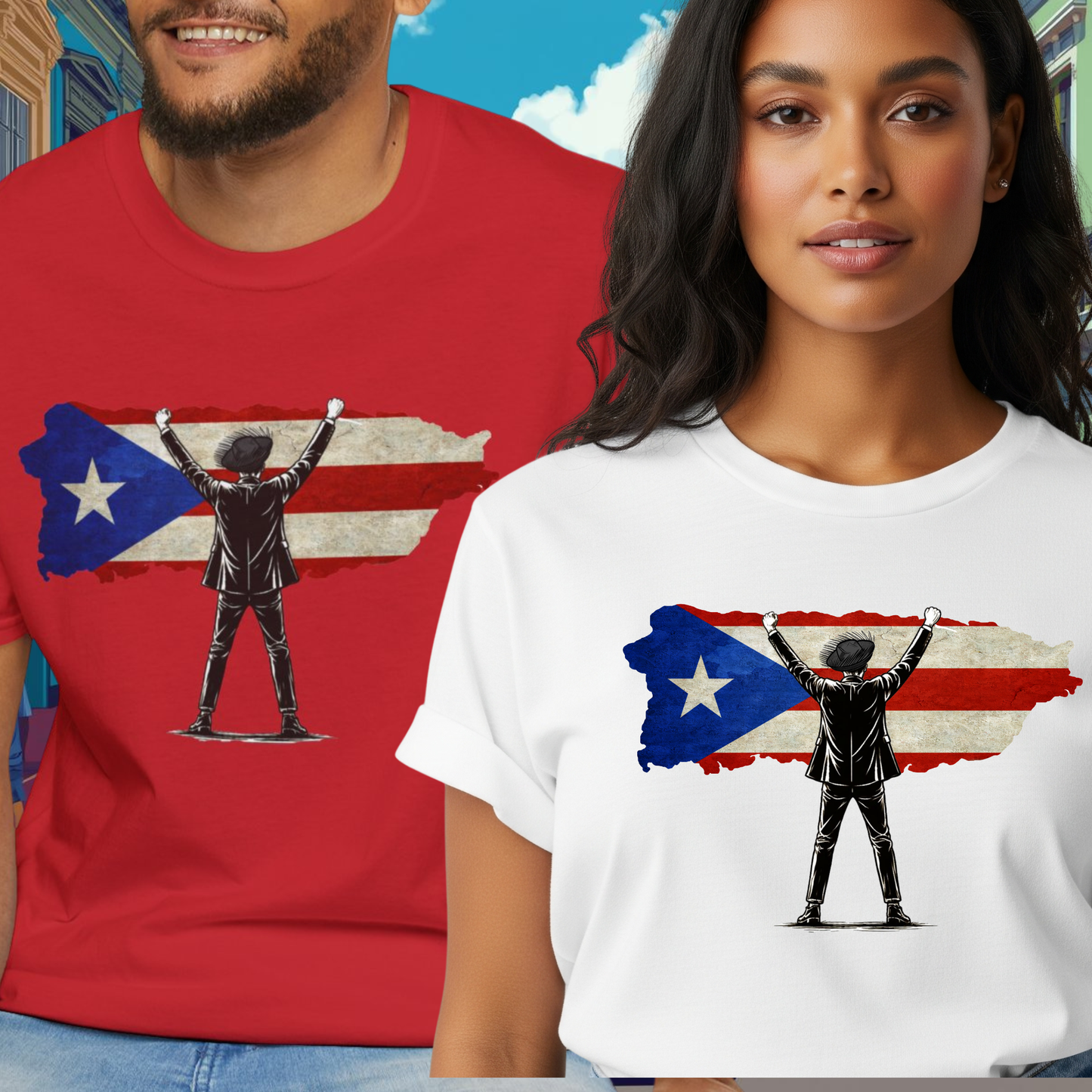 Benito Puerto Rico Flag Shirt, Puerto Rican Pride T Shirt, Boricua PR Flag Graphic Tee, Latin Heritage Shirt gift