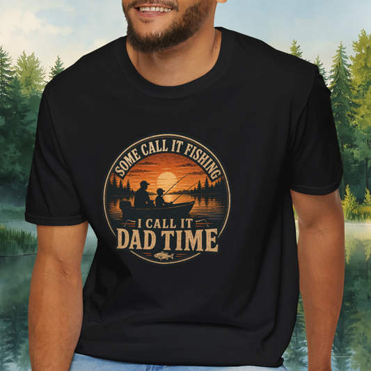 Fishing Dad Shirt, Some Call It Fishing I Call It Dad Time Tee, Fathers Day Fishing T-Shirt, Fisherman Gift for Dad