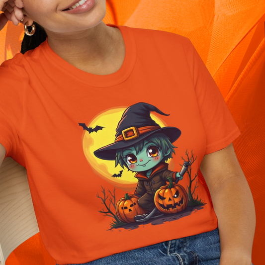 Scary Halloween Unisex T-Shirt, Creepy Spooky Tee, Horror Costume Shirt, Men Women Kids Apparel, Trick or Treat Clothing, Ghost Shirt