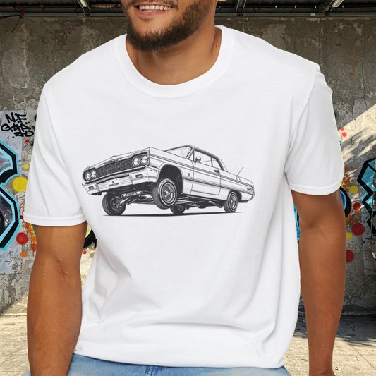 Lowrider Car Shirt, Classic Car T-Shirt, Vintage Custom Car Tee, Car Enthusiast Gift, Cruise Night Shirt