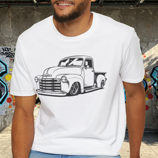 Vintage Pickup Truck Shirt, Classic Truck T-Shirt, Custom Truck Tee, Car Lover Gift, Garage Shirt