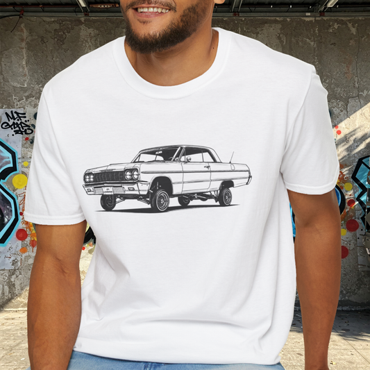 Classic Lowrider Shirt, Vintage Car T-Shirt, Custom Car Tee, Car Enthusiast Gift, Old School Ride Shirt