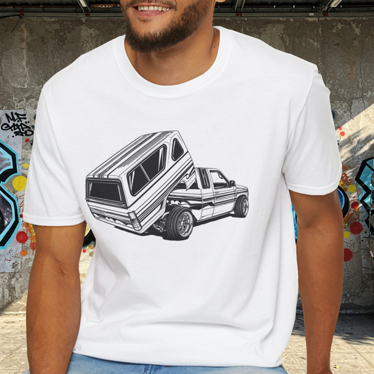 Mini Truck Lowrider Shirt, Lowrider Bed Dancer Truck T-Shirt, Custom Lowered Truck Tee, Car Enthusiast Gift