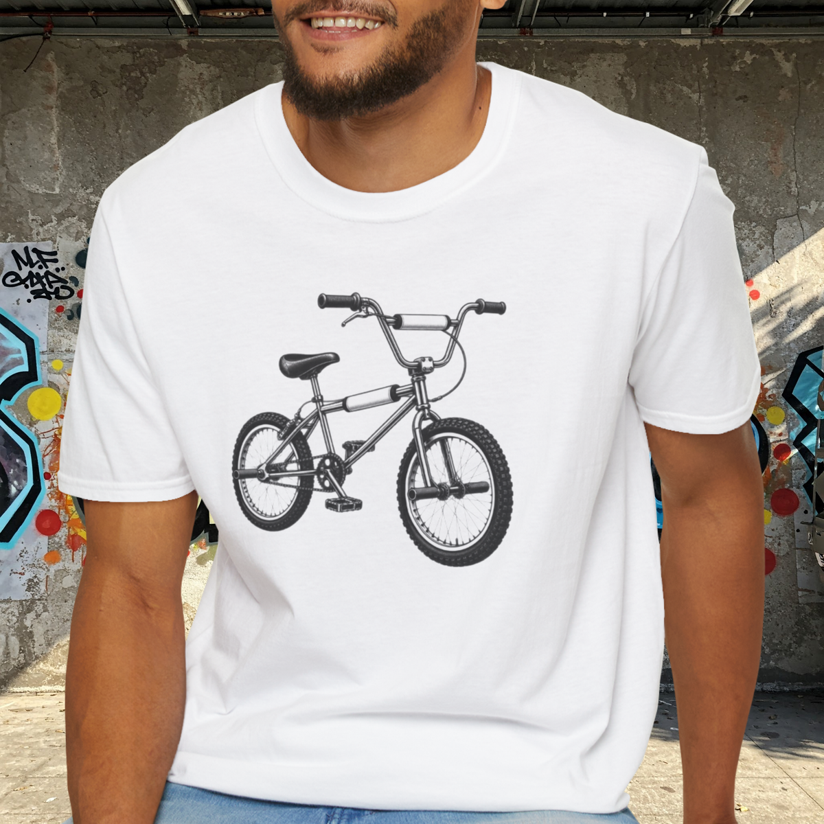 BMX Bike Shirt, Retro Bicycle T-Shirt, Old School Freestyle Bike Tee, Cyclist Gift, Vintage BMX Style