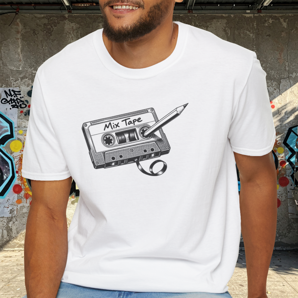 Retro Cassette Shirt, Vintage Music T-Shirt, Analog Audio Tee, Old School Music Lover Gift