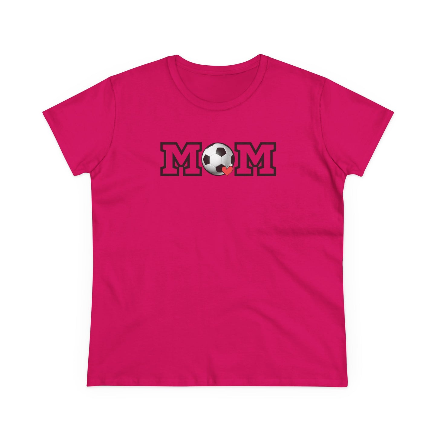 Soccer Mom Shirt, Sports Mom Gift, Cotton T-Shirt, Soccer Fan Apparel, Mother's Day Tee, Mom loves Soccer, Sports Mom