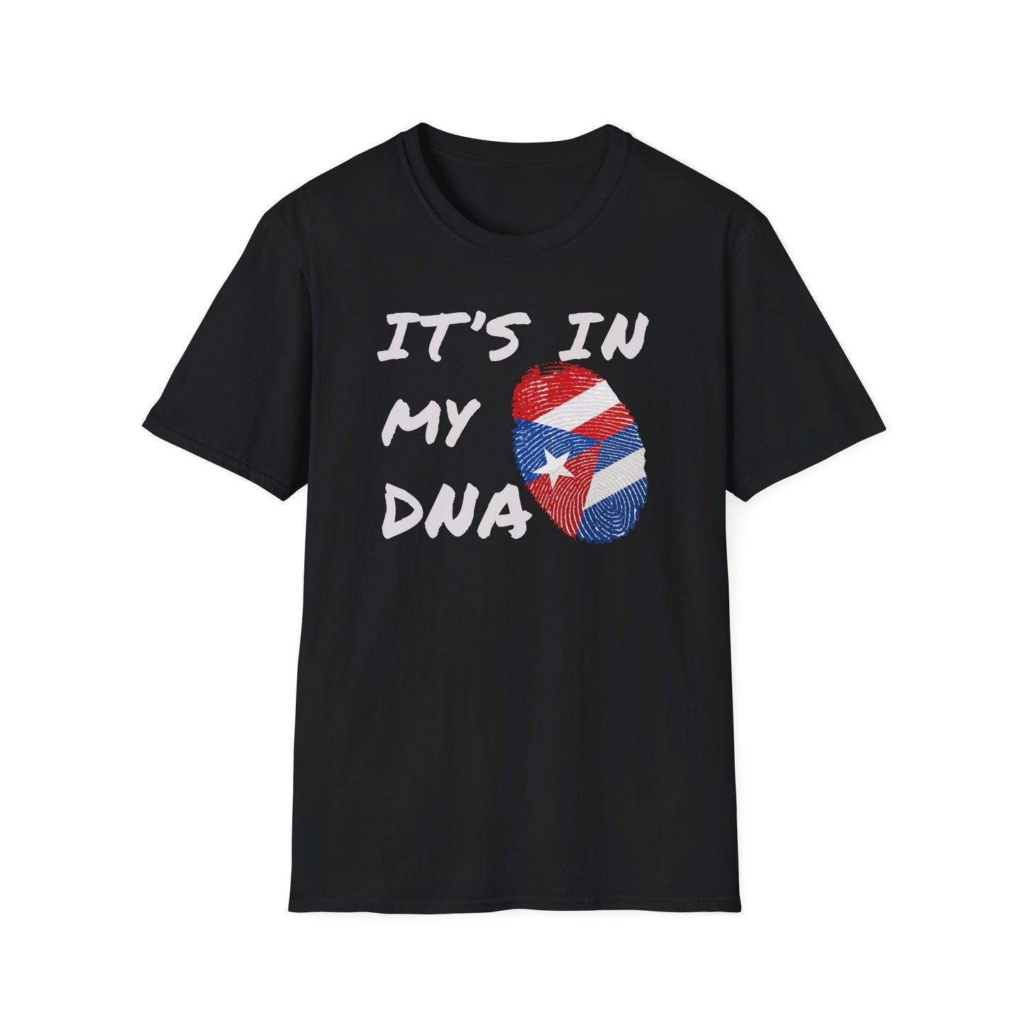 It's In My DNA Cuba-Rican Pride T-Shirt, Graphic Tee for Hispanic Heritage, Cuban - Puerto Rican Heritage, Cuba - Boriqua Pride Tee Gift
