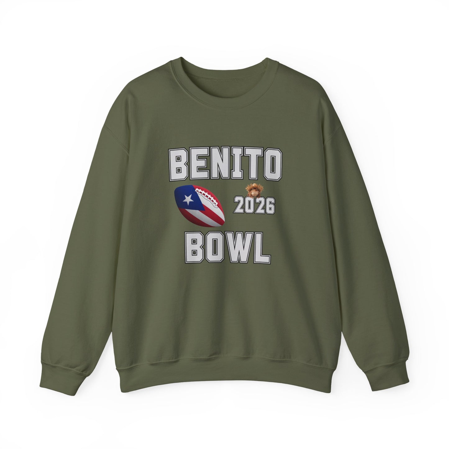 Benito Bowl Halftime 2026 Sweatshirt, Benito Bowl Shirt, Football Fan Gift, Puerto Rico Heritage Sweatshirt, Boriqua Pride Gift