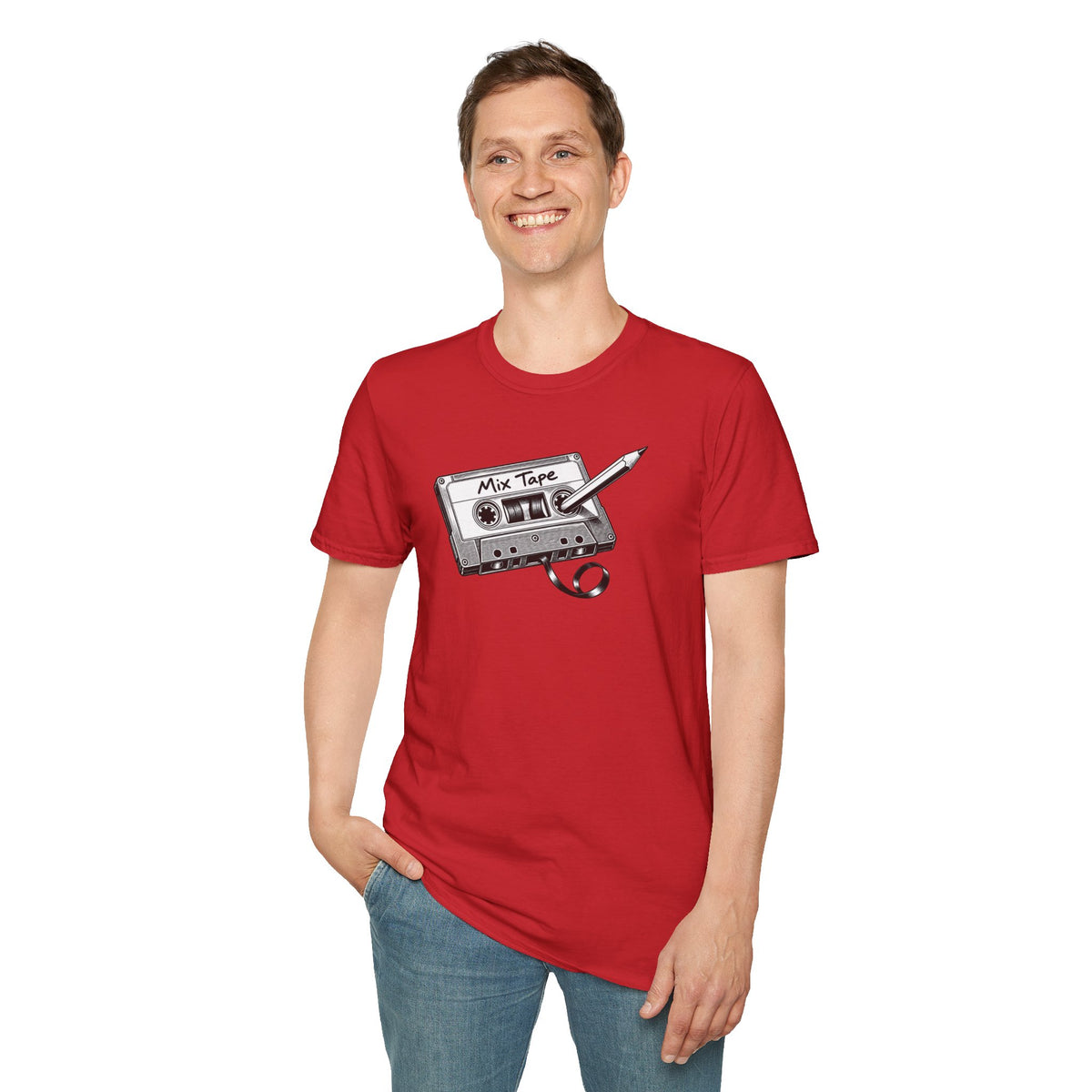 Retro Cassette Shirt, Vintage Music T-Shirt, Analog Audio Tee, Old School Music Lover Gift