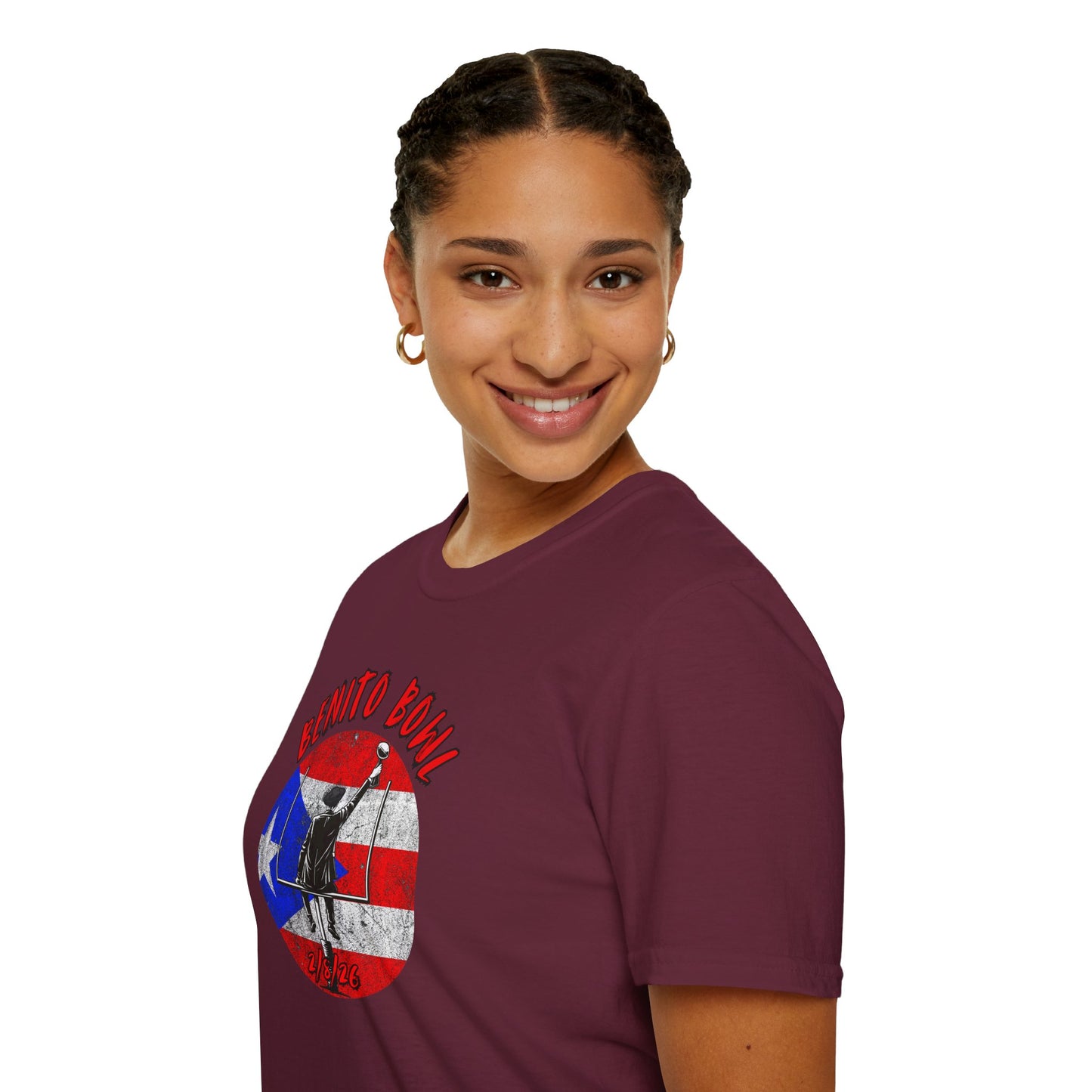 Benito Bowl 2/8/26 T-Shirt – Puerto Rico Heritage Tee, Boricua Pride Football Fan Shirt