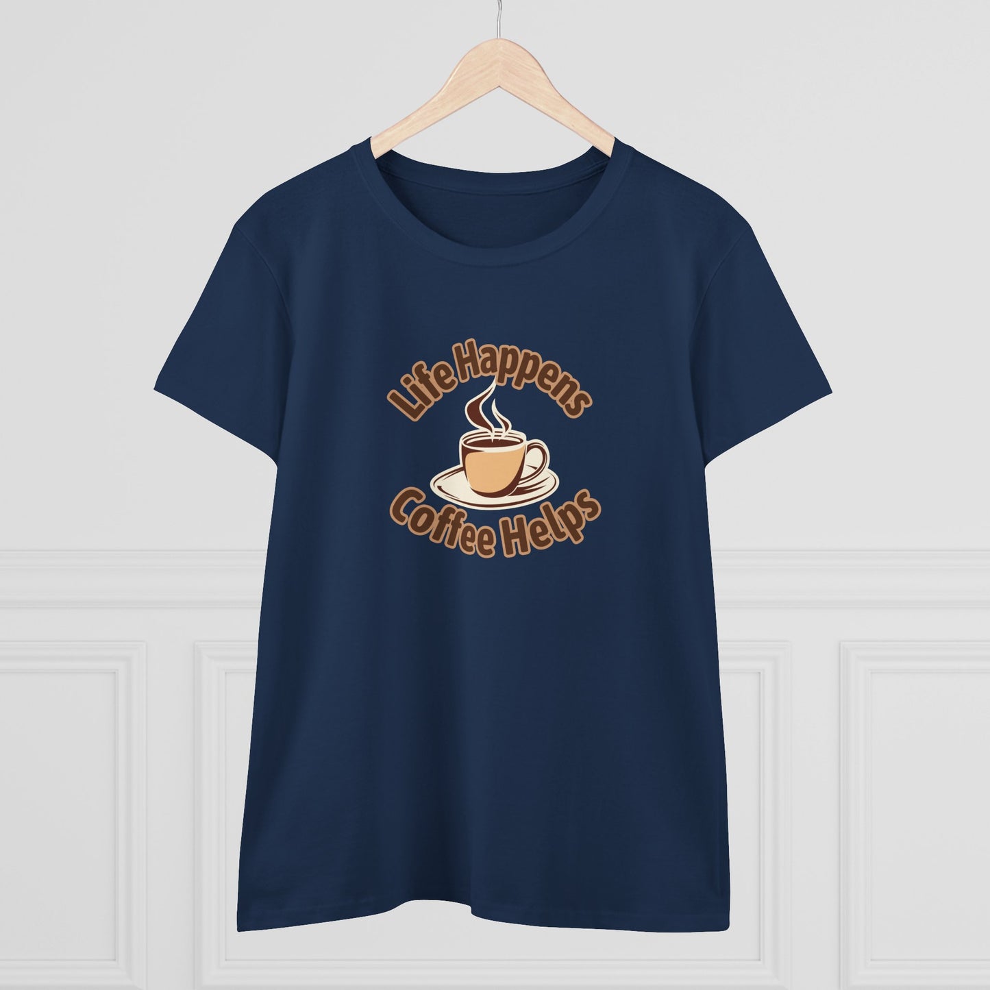 Life Happens Coffee Helps Shirt, Funny Coffee Shirt, Mother's Day Gift, Coffee Lover Gift, Mom Gift, Coffee Drinker Gift, Mother Gift