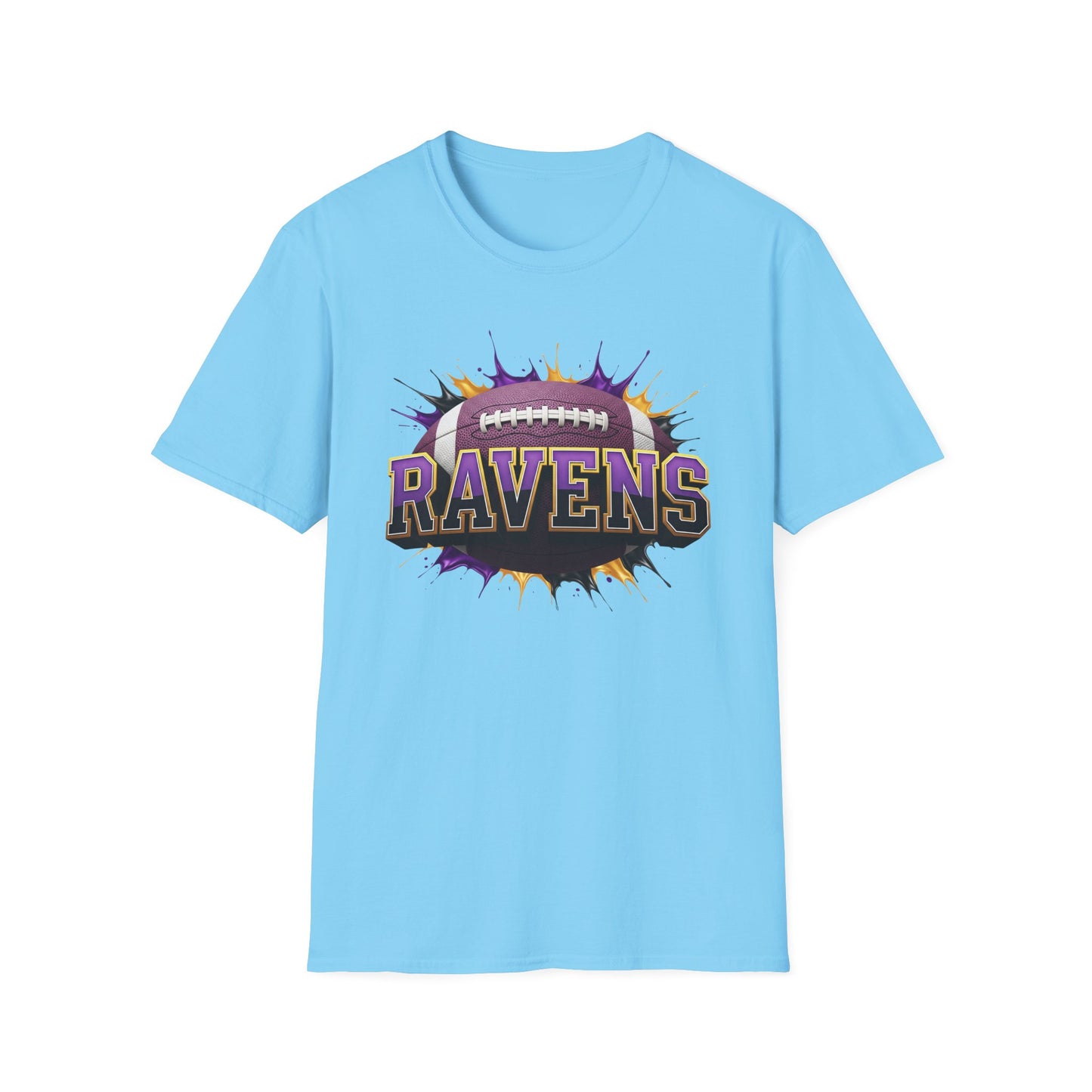 Baltimore Football Unisex T-Shirt, Baltimore Team Tee, Football Gift for Baltimore Fans, Game Day Shirt, Sports Fan Apparel Football Tee