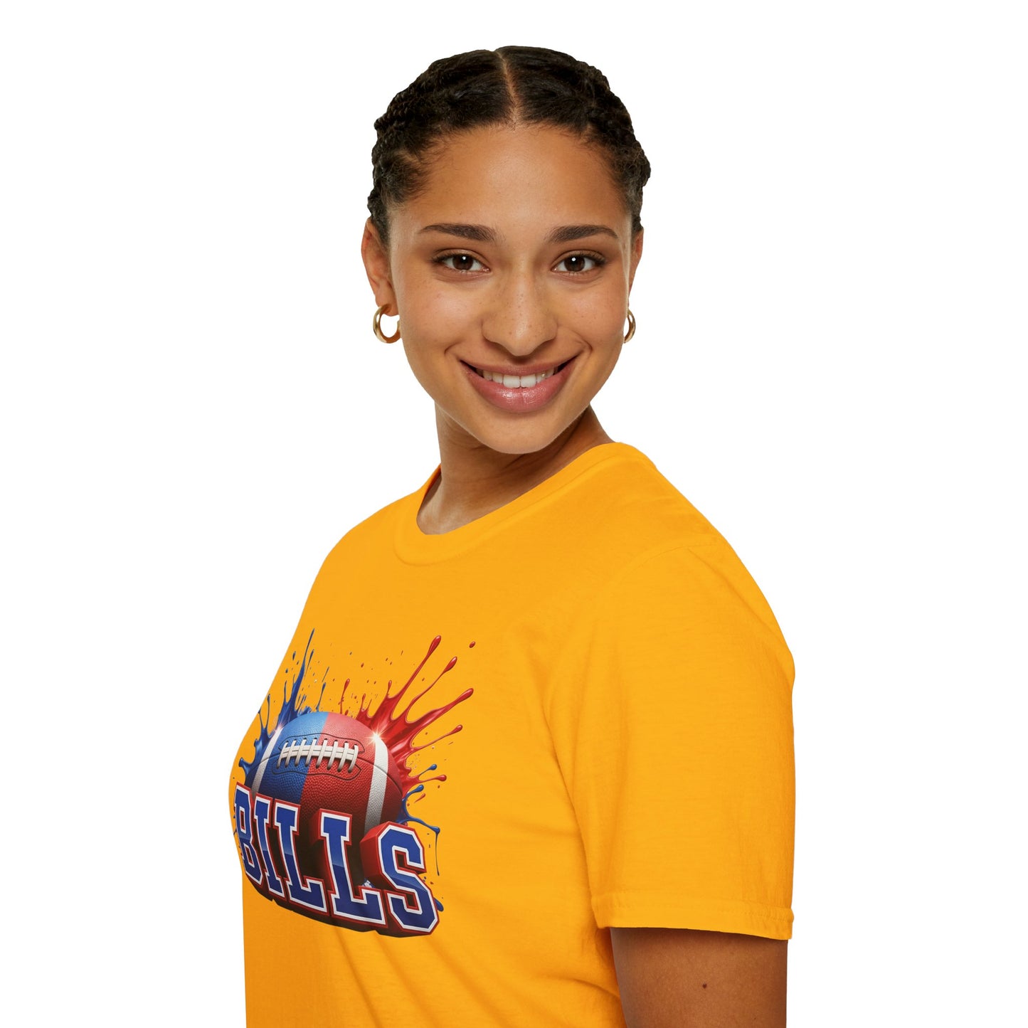 Buffalo Football Unisex T-Shirt, Buffalo Team Tee, Football Gift for Buffalo Fans, Game Day Shirt, Sports Fan Apparel Football Tee