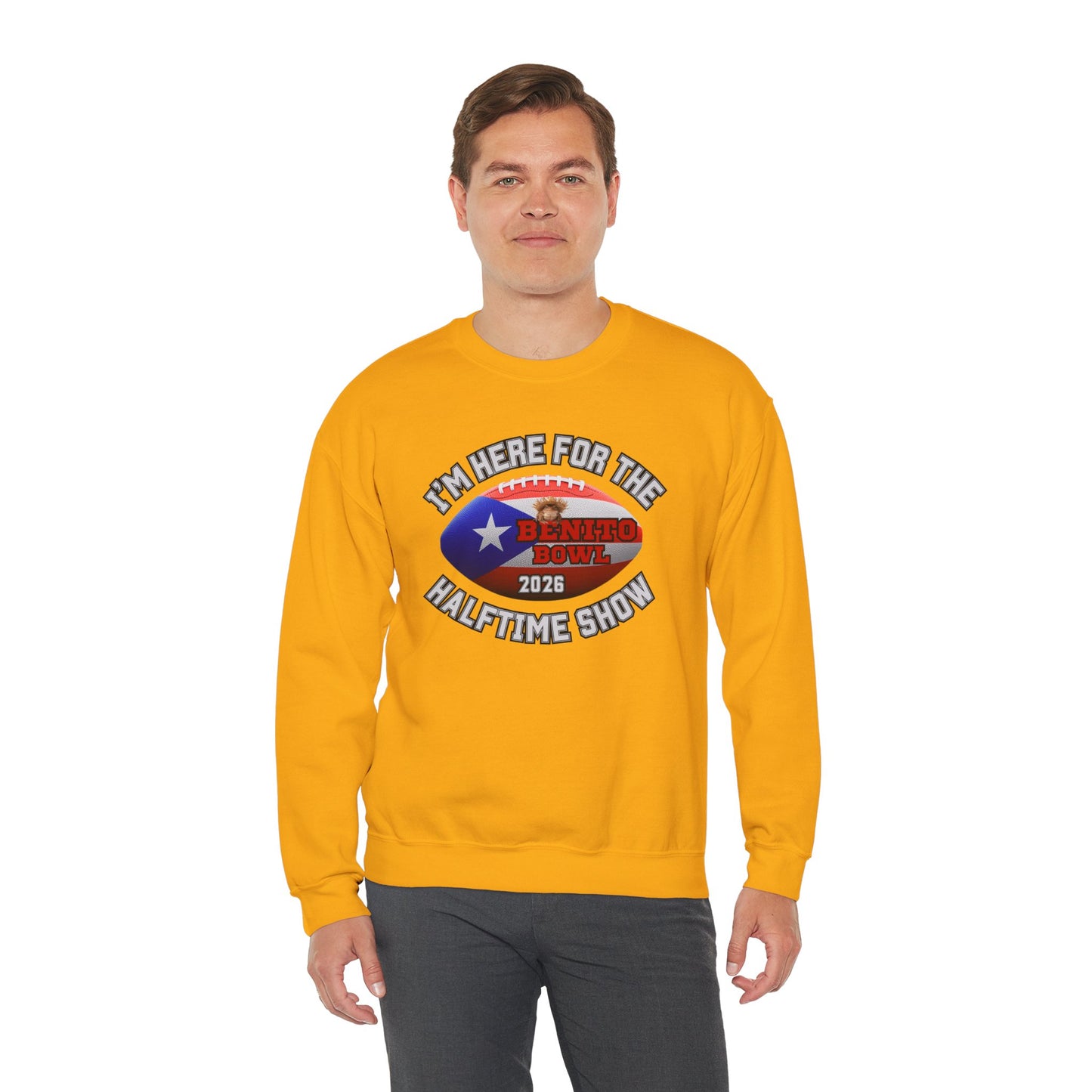 Benito Bowl Halftime 2026 Sweatshirt, Benito Bowl Shirt, Football Fan Gift, Puerto Rico Heritage Sweatshirt, Boriqua Pride Gift