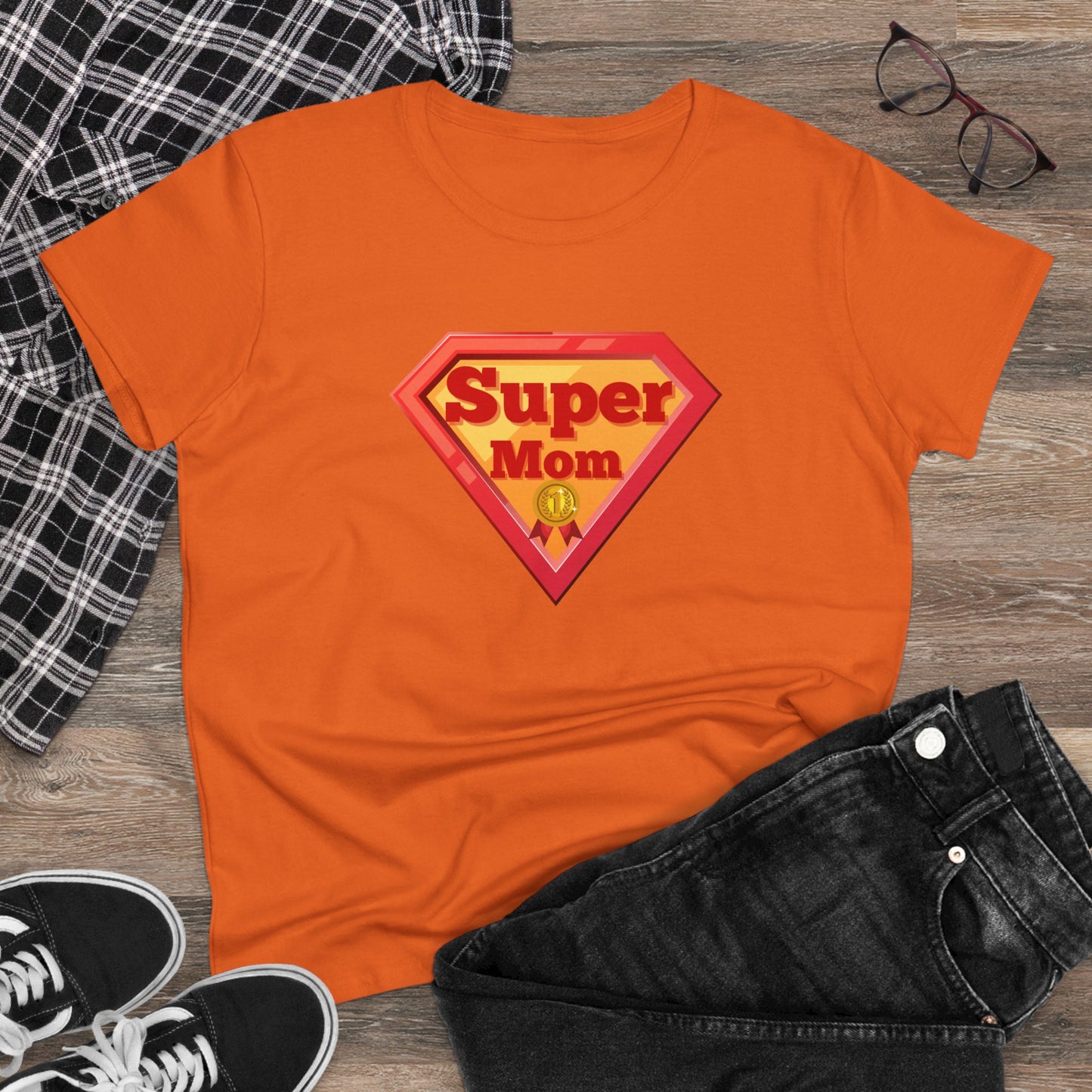 Supermom T-Shirt, Gift for Mom, Cute Summer Top, Mother's Day Gift, Family Gatherings, Casual Wear, Mom's Birthday, Supermom
