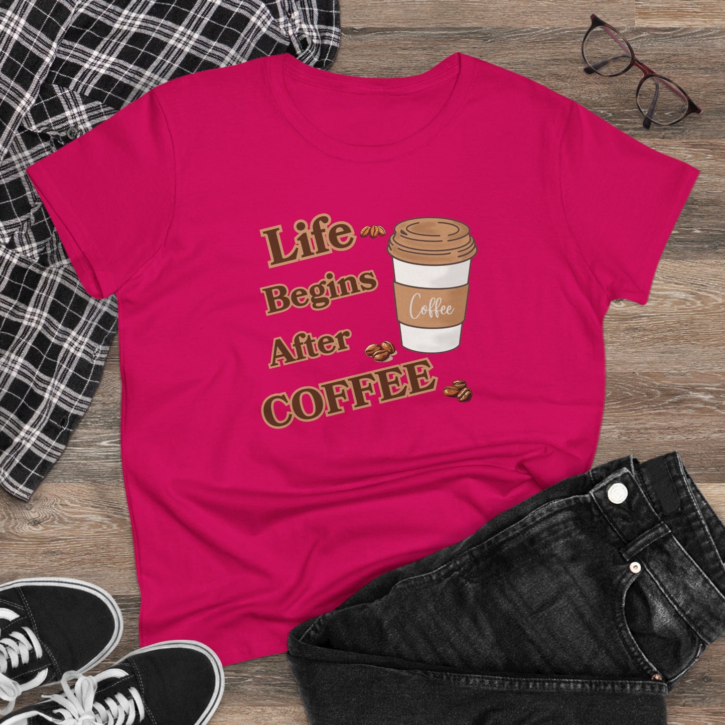 Life Begins After Coffee Shirt, Funny Coffee Shirt, Mother's Day Gift, Coffee Lover Gift, Mom Gift, Coffee Drinker Gift, Birthday Gift
