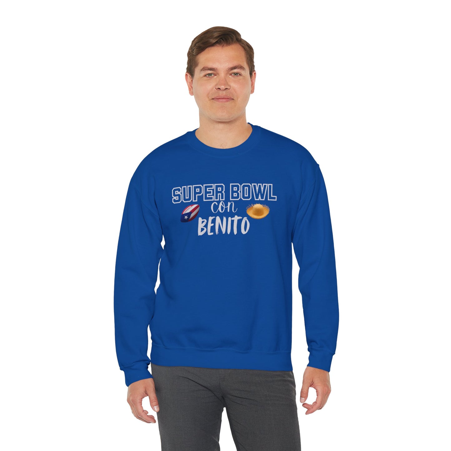 Benito Bowl Halftime 2026 Sweatshirt, Benito Bowl Shirt, Football Fan Gift, Puerto Rico Heritage Sweatshirt, Boriqua Pride Gift