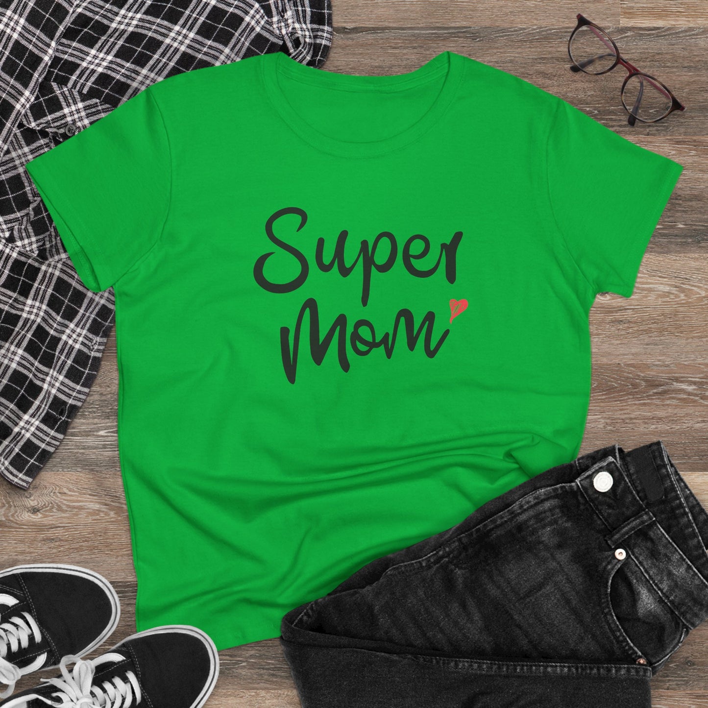 Supermom T-Shirt, Gift for Mom, Cute Summer Top, Mother's Day Gift, Family Gatherings, Casual Wear, Mom's Birthday, Supermom