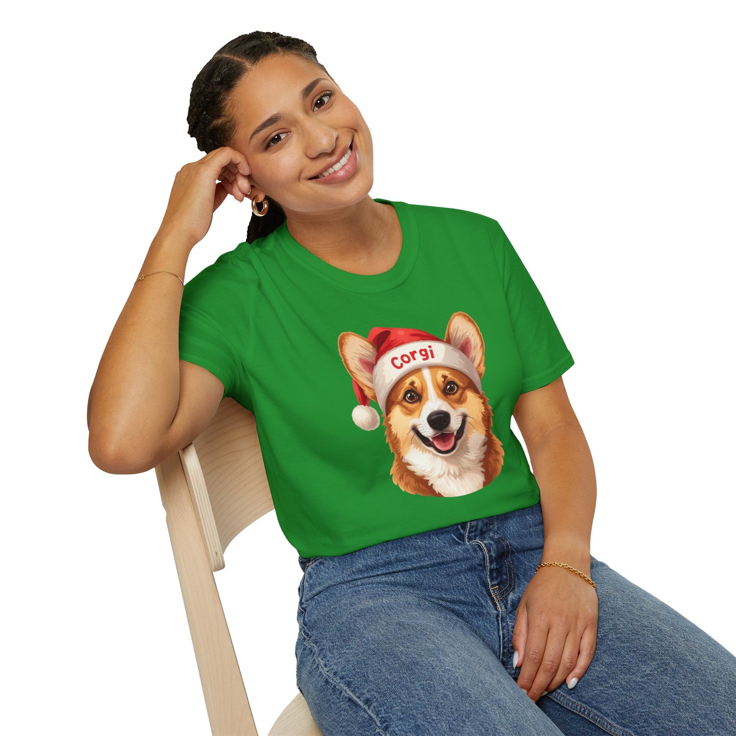 Corgi Dog Portrait Shirt – Corgi Dog Lover Gift, Cute Dog Mom Tee, Dog Dad Shirt, Pet Breed Apparel