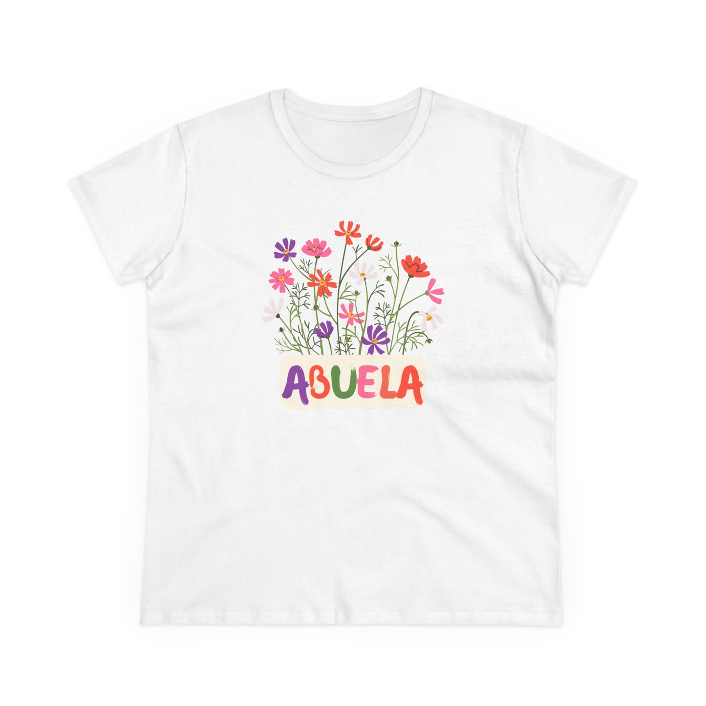 Abuela con Flores Shirt, Gift for Grandma, Gift for Abuela, Mothers Day Gift, Dia de las madres regalo, Abuela Gifts, Gift for Mom