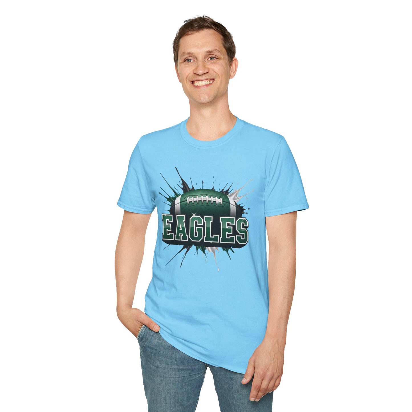 Philadelphia Football Unisex T-Shirt, Philadelphia Team Tee, Football Gift for Philadelphia Fans, Game Day Shirt, Sports Fan Football