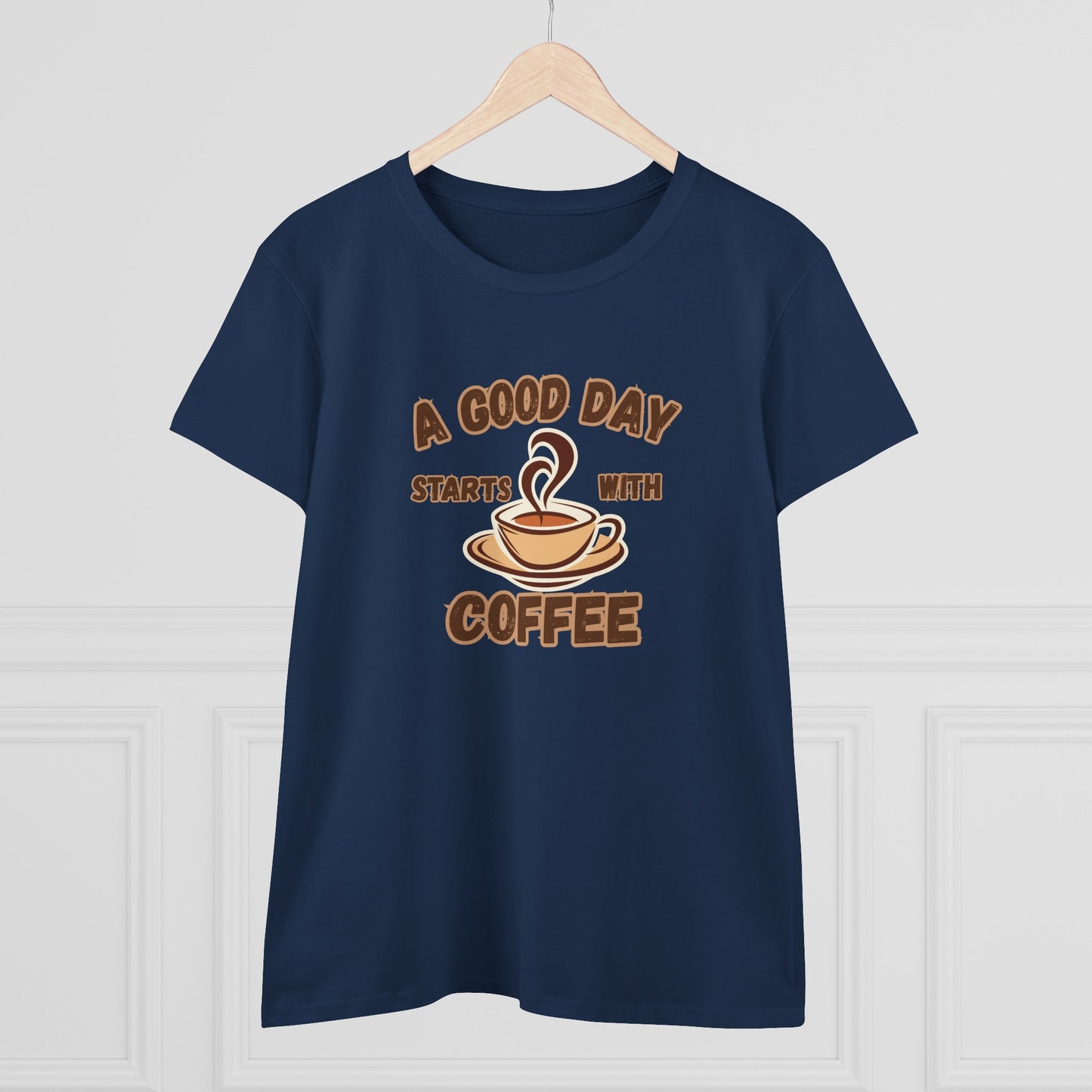 A Good Day Starts with Coffee Shirt, Funny Coffee Shirt, Mother's Day Gift, Coffee Lover Gift, Mom Gift, Coffee Drinker Gift, Mother Gift