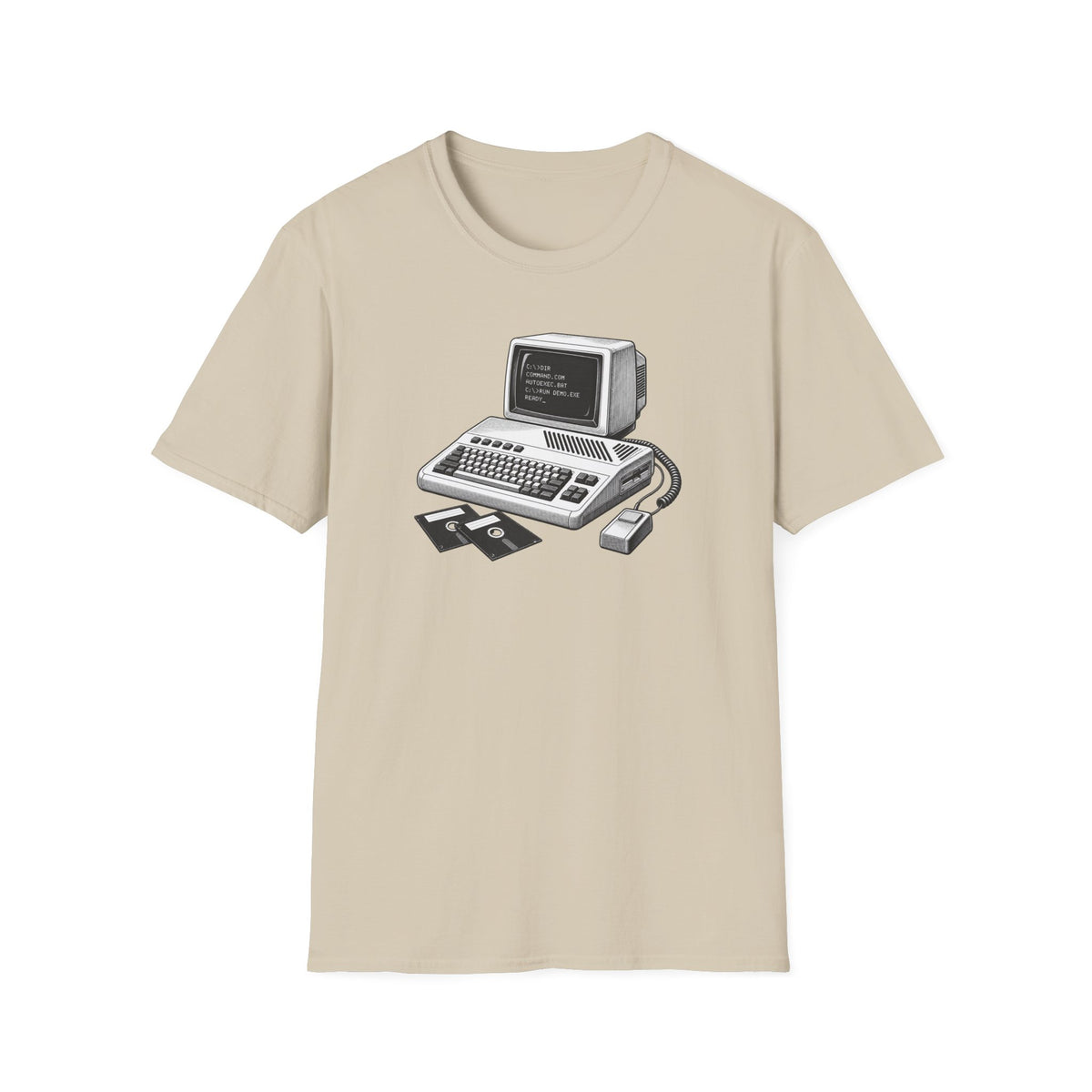 Vintage Computer T-Shirt, Retro Tech Shirt, Floppy Disk Tee, Programmer Gift, Computer Nerd Shirt