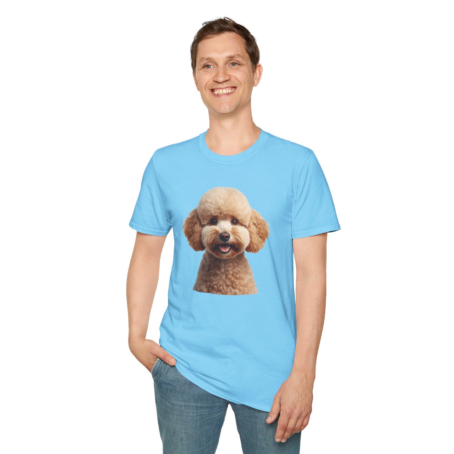 Poodle Dog Portrait Shirt – Poodle Dog Lover Gift, Cute Dog Mom Tee, Dog Dad Shirt, Pet Breed Apparel