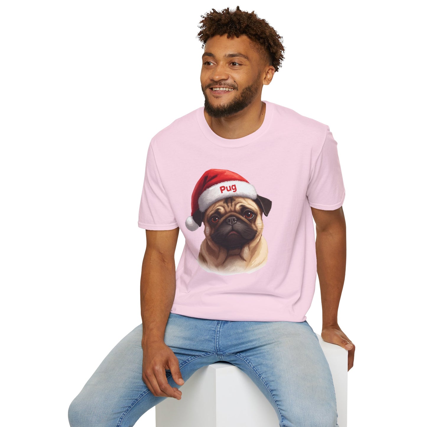 Pug Dog Portrait Shirt – Pug Dog Lover Gift, Cute Dog Mom Tee, Dog Dad Shirt, Pet Breed Apparel