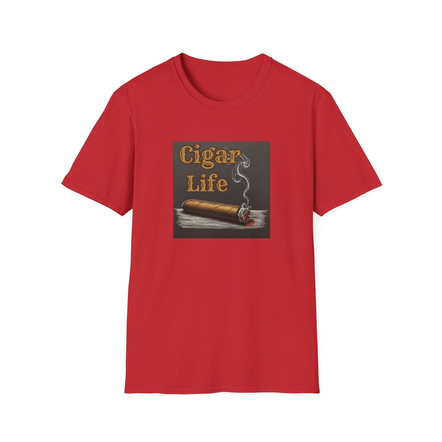Cigar Life Unisex T-Shirt, BBQ Pool Party Shirt, Fathers Day Gift, Relaxation Leisure, Cigar lover Gift, Grandpa Gift