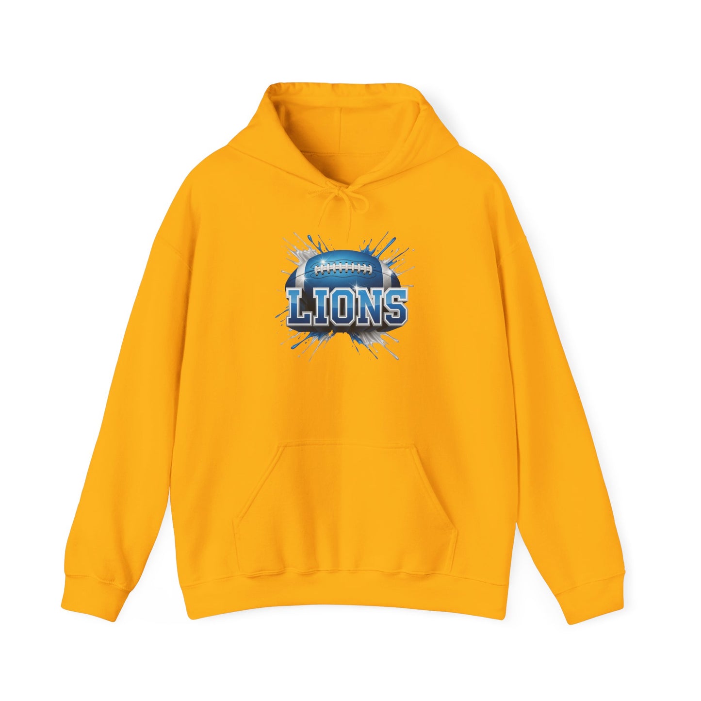 Detroit Football Hoodie, Detroit Team Hoodie, Football Gift for Detroit Fans, Game Day Sports Fan Apparel, Football Fan Gift