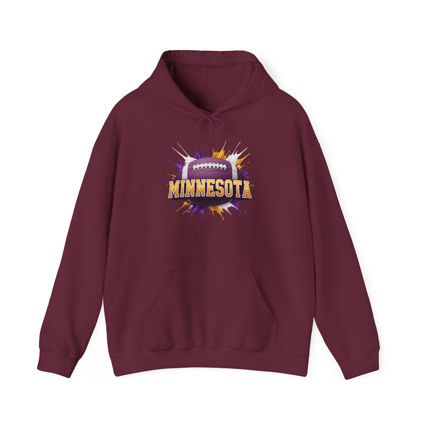 Minnesota Football Hoodie, Minnesota Team Hoodie, Football Gift for Minnesota Fans, Game Day Sports Fan Apparel, Football Fan Gift