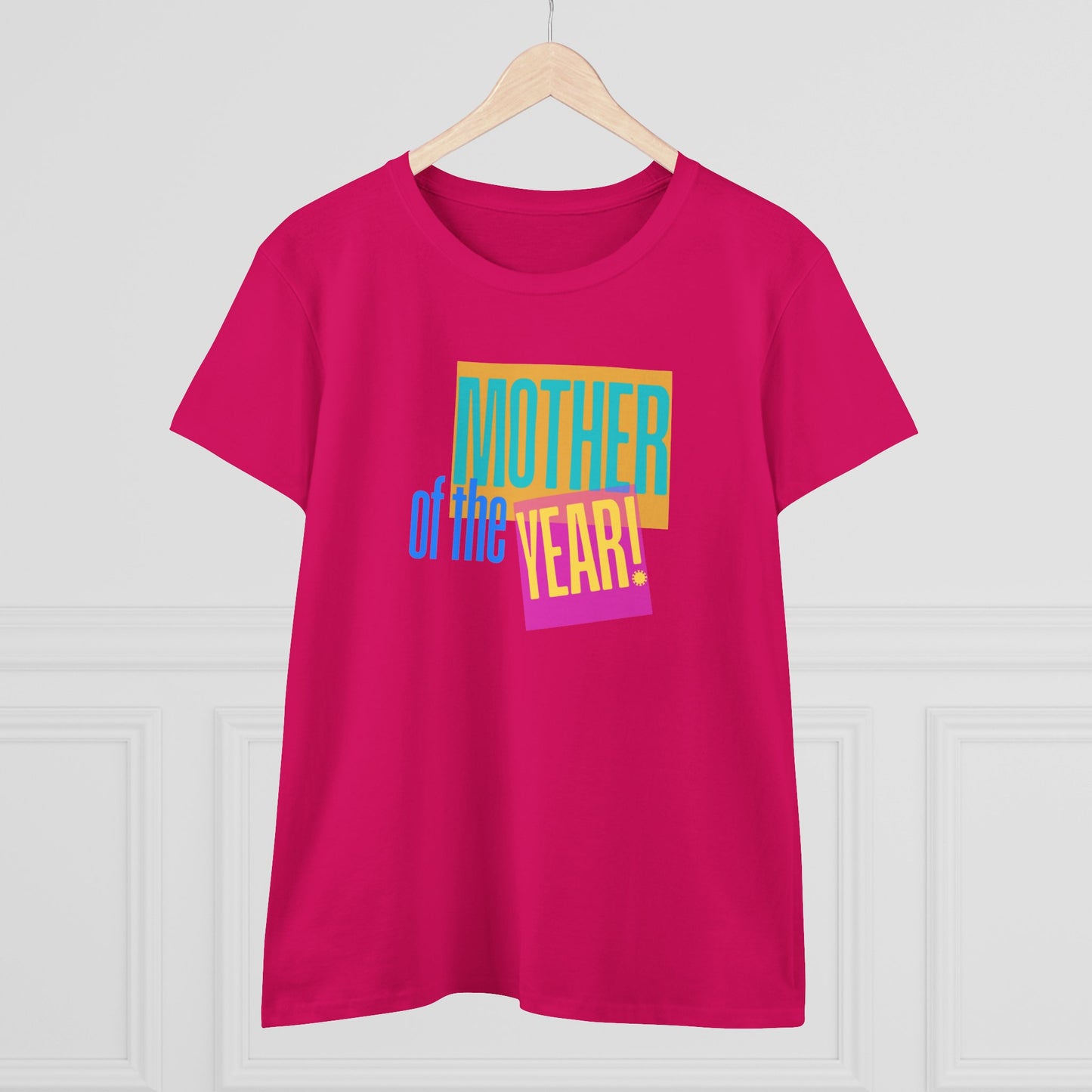 Mother of the Year! T-Shirt, Gift for Mom, Cute Summer Top, Mother's Day Gift, Family Gatherings, Casual Wear, Mom's Birthday
