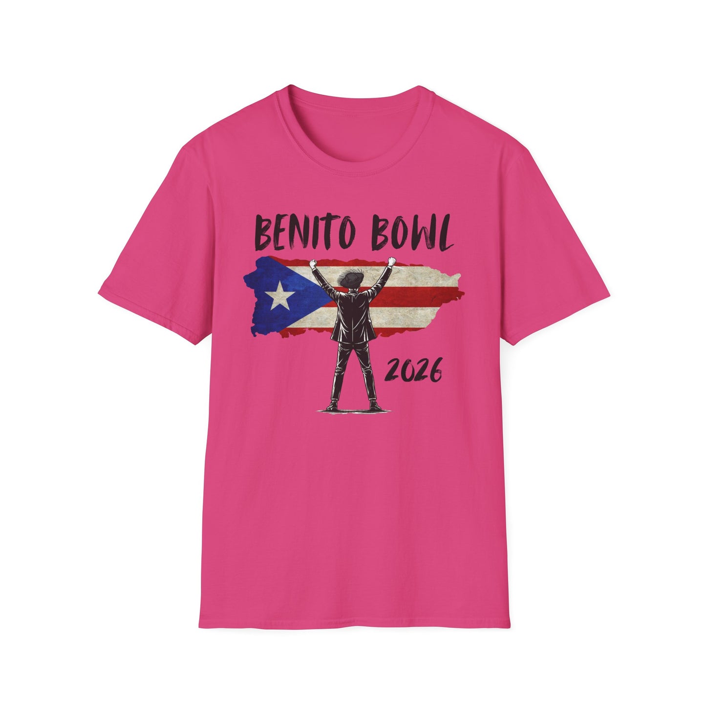 Benito Bowl 2026 PR Flag, Benito Bowl T-Shirt, Football Fan Gift, Puerto Rico Boricua Heritage Culture Pride Tee